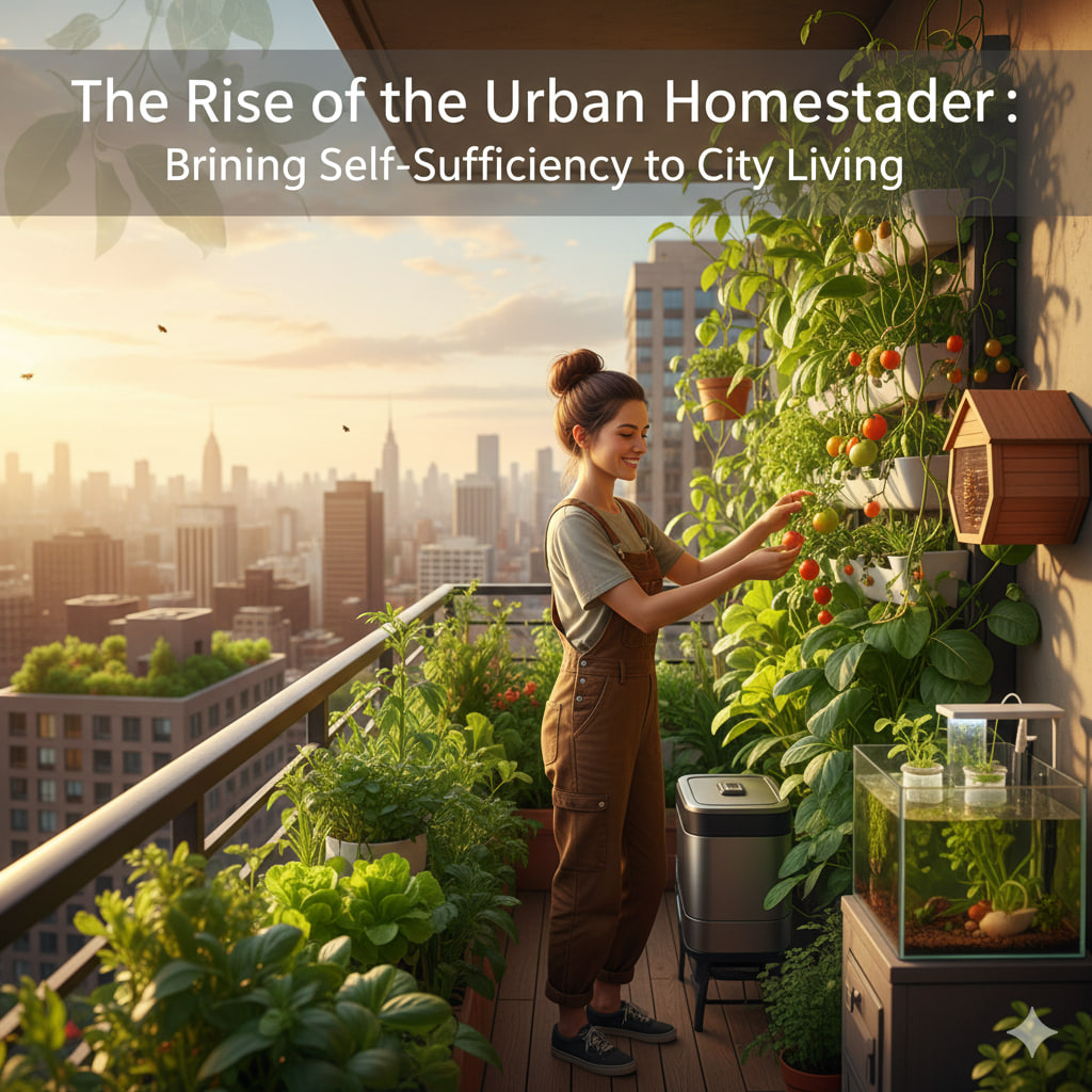 The Rise of the Urban Homesteader: Bringing Self-Sufficiency to City Living.