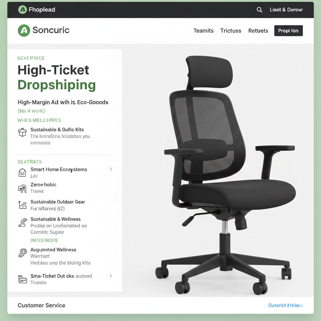 The High-Ticket Pivot: A Step-by-Step Guide to Dropshipping Premium Tech & Eco-Goods.